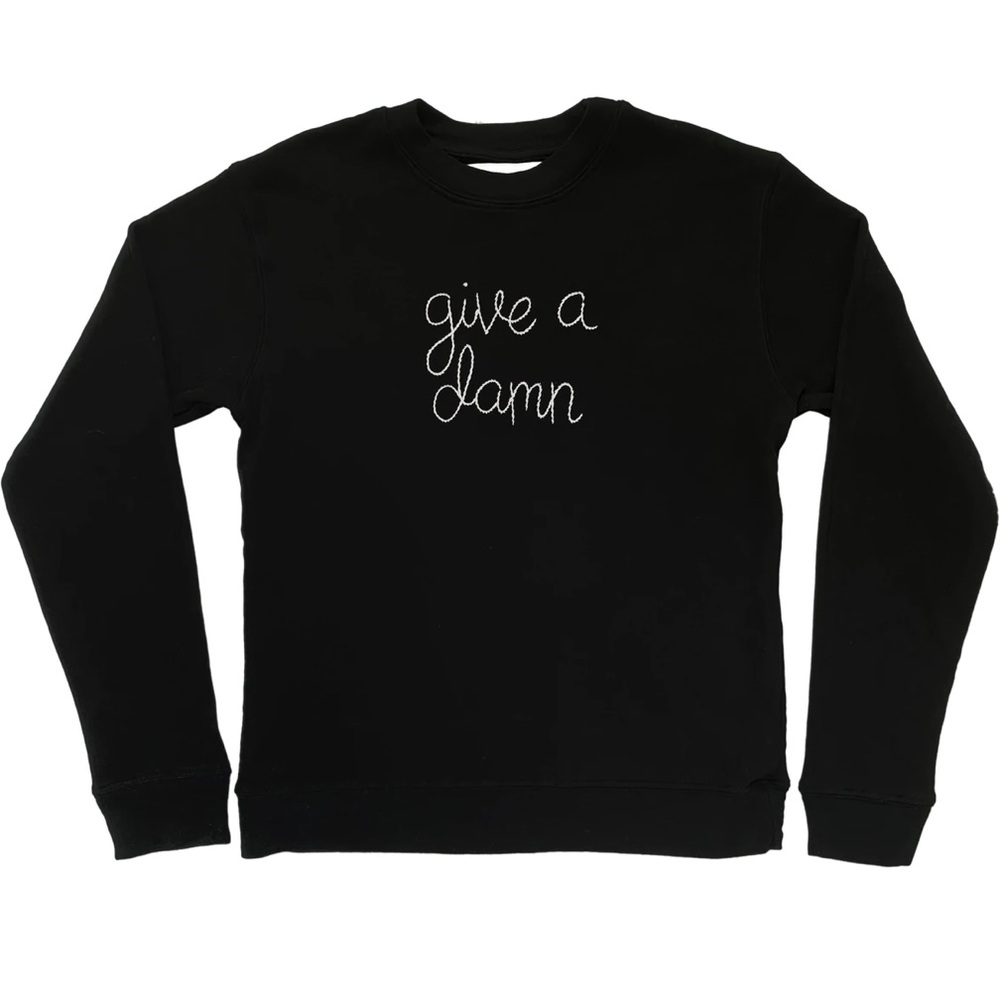 XL Lingua Franca Black Sweatshirt NWT